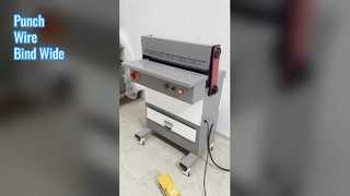 CK-620G হেভি ডিউটি ​​পেপার পাঞ্চিং এবং ওয়্যার ক্লোজিং মেশিন